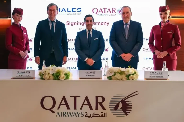 Thales and Qatar Airways sign agreement regarding the latest IFE Technologies and dedicated local Service Hub