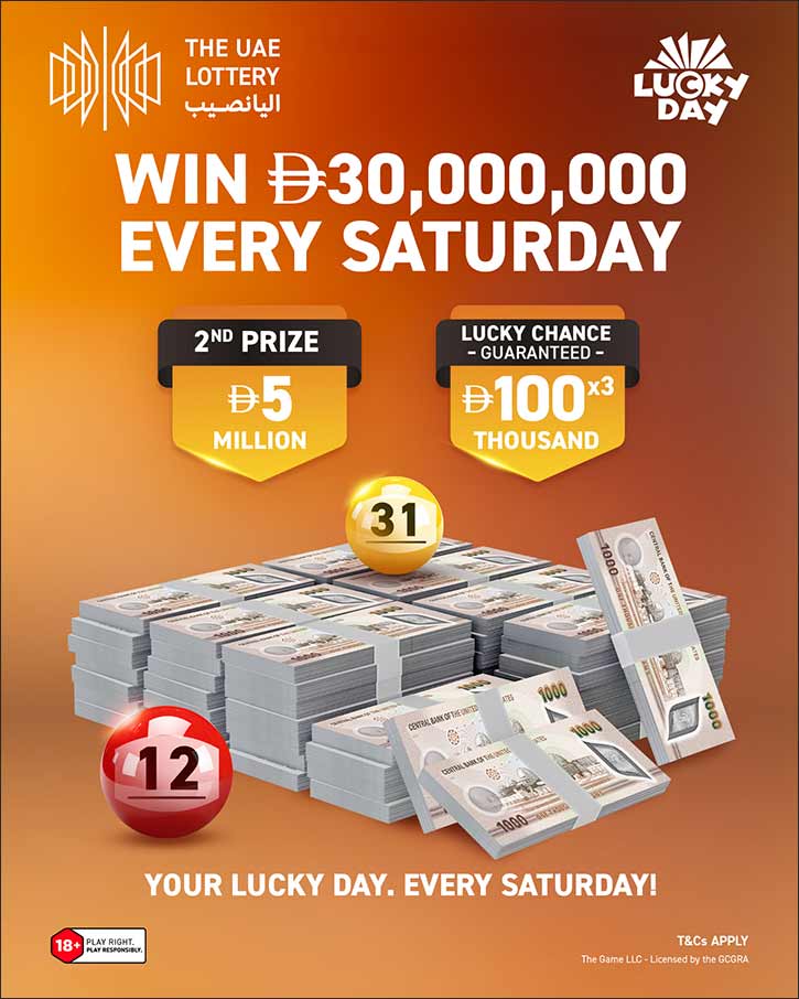More Draws, More Chances to Win: The UAE Lottery Celebrates Its First Anniversary With Weekly Lucky Day Draws! More Draws, More Chances to Win: The UAE Lottery Celebrates Its First Anniversary With Weekly Lucky Day Draws! - more draws