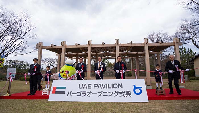 UAE PAVILION PERGOLA FROM EXPO 2025 OSAKA FINDS A NEW HOME IN JAPAN UAE PAVILION PERGOLA FROM EXPO 2025 OSAKA FINDS A NEW HOME IN JAPAN - pavilion pergola